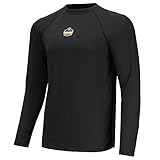 Ergodyne Standard Lightweight Performance Material, 180g, Long Sleeve, Black, Extra Large