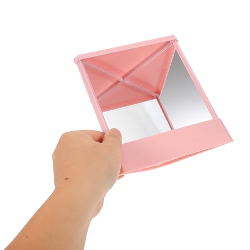 Miroir non réversible à angle de vision précis Healvian en verre rose
