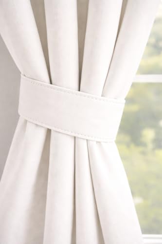 Image of Blackout Curtains for Bedroom Pack of 2 - Cream 5 Feet Long, 4.5 Ft Wide, Thermal Insulated Room Darkening Curtains, Light Blocking, Noise Reducing & Energy Saving Drapes (5 x 4.5 Ft)