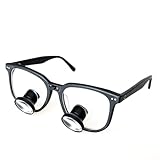 Songzi Optics 2.5X 3X 3.5X Optional Acetate Frame TTL Dental Loupes Through The Lens Surgical Loupes Customized (Magnification:2.5X, Customized Near PD)