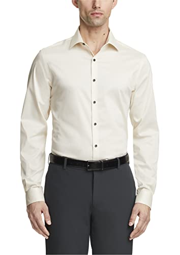 Image of Van Heusen Men's Dress Shirt Slim Fit Ultra Wrinkle Free Flex Collar Stretch
