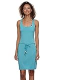 Vegane Mode von Ragwear Ragwear Damen Sommerkleid KALOPE türkis L (40)