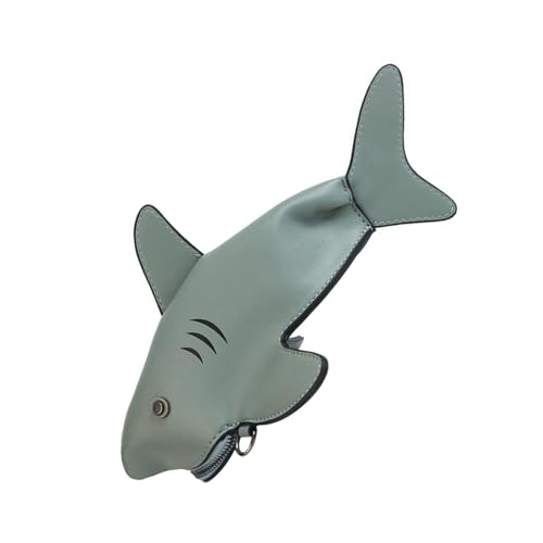 Sacoche bandoulière requin Homoyoyo au design léopard blanc et format mini adorable