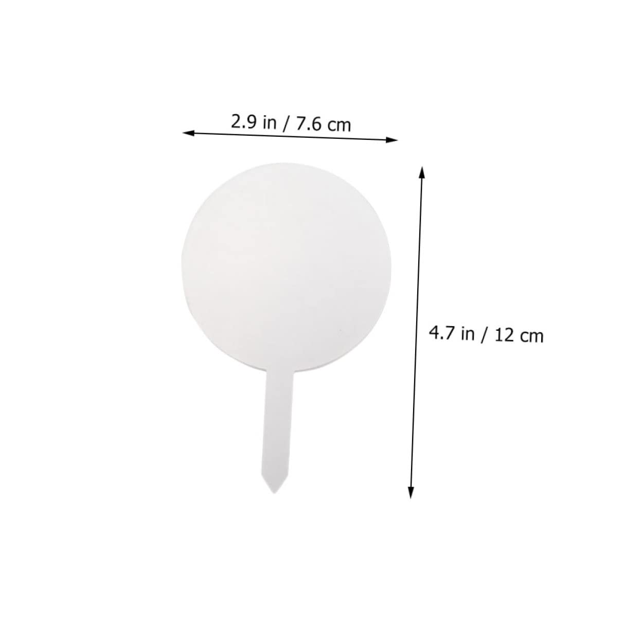 Supvox 48stücke Pflanzenetiketten Acryl Mit Stift Wiederverwendbare Gartenmarkierungen Für Blumen Kräuter Und Sukkulenten Einfach Zu Beschriften Und Langlebig