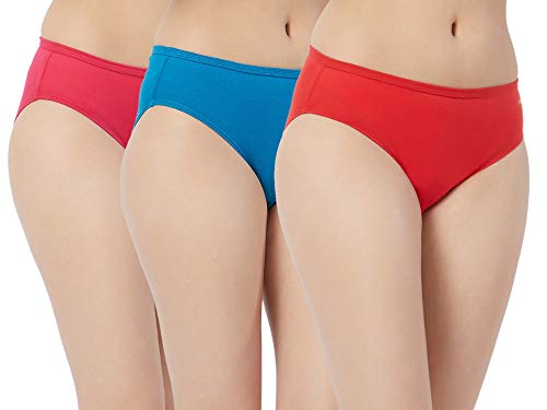 Image of Fruit of the Loom Women's Bikini(Colors and Prints May Vary) (Pack of 3)