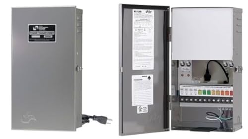 Image of Vista Professional Outdoor Lighting MT Series 600 Watt Stainless Steel Dual-Tap Transformer MT-600 600W