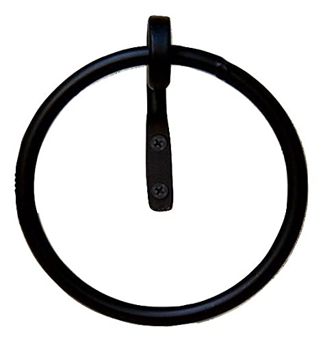 Iron Towel Ring - Solid Kitchen & Bath Holder Amish Blacksmith Hand Wrought In Lancaster Pennsylvania Usa #TOP2