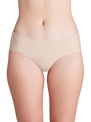 Image of Under Armour Women's 3-pack Pure Stretch No Show Hipster Underwear, All-day Comfort & Ultra-soft Fit