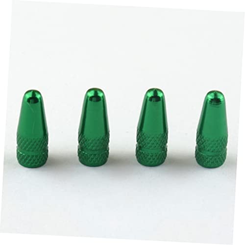 KICHOUSE 20 piezas Tapas de válvula de aleación de aluminio anodizado para bicicletas, cubiertas de polvo ligeras y fáciles de instalar, previenen fugas de aire, estilo francés para bicicletas de montaña y carretera miniatura 3