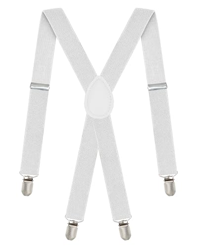Image of Dibi Suspenders for Men - Adjustable X back Suspender with 4 Strong Clips