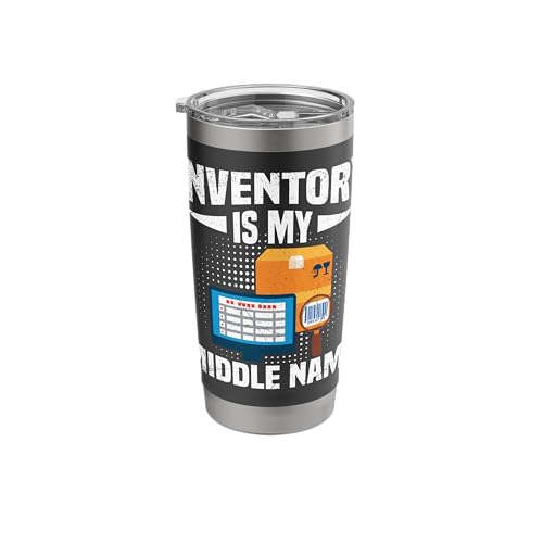 Inventory is My Middle Name Supply Chain Logistics Warehouse Stainless Steel Insulated Tumbler