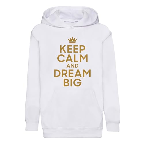 Sweat à capuche enfant Keep Calm chaud anti-bouloche premium