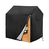 Outdoor Spielhaus Wasserdichte Abdeckplane 210D Outdoor Kinder Spielhaus Abdeckung Wasserdicht Sonnenschutz Abdeckung Geeignet Für Garten (145*145*160cm)