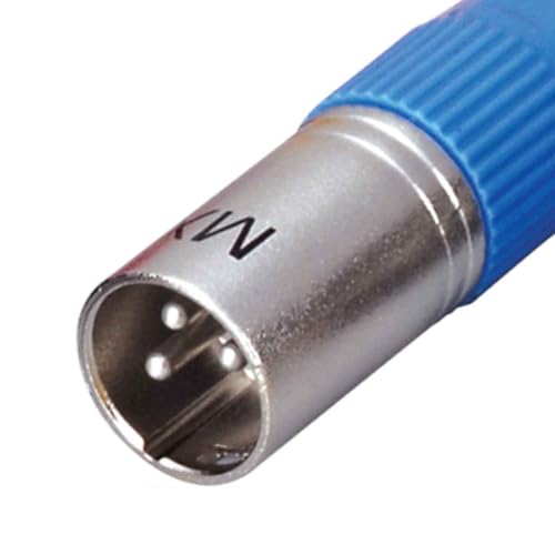 Image of MX 3 Pin XLR Microphone pin Pure Copper Nickel Plated for High Conductivity microphone (3-pin male microphone connector, Pack of 10, Male Connector)