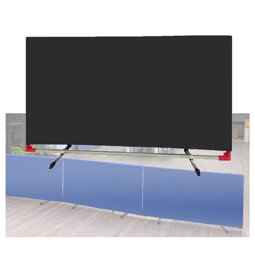 卓球コート用サラウンドブロック、折りたたみ式ピンポンコート仕切り、140x70cmパーティションスクリーン(ブルー、1/2/4/6/8/10パック)(Black,140x75cm-1pieces)