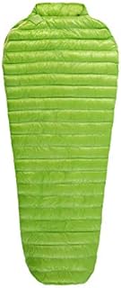 Outdoor Ultra-Light Goose Down Sleeping Bag Three-Season Down Sleeping Bag Mummy Down Sleeping Bag Green (Regular)