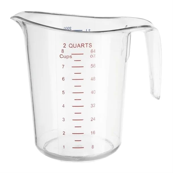 Verre doseur 2 litres pour réussir toutes vos pâtisseries familiales