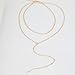 KEYUN Gold Necklaces for Women Trendy Simple Cute Long Y Necklace Fashion Jewelry