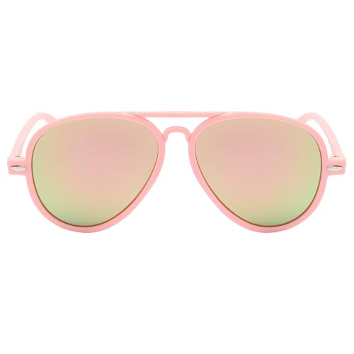 OWL Kids Aviator Sunglasses UV400 Protection Lens Colorful Plastic Frame Childrens Aviators for Boys Girls2