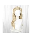 KAPVXRKI Wicked Glinda Cosplay Wig Heat Resistant Synthetic Wigs for Halloween Costume Party Role Play+Wig Cap