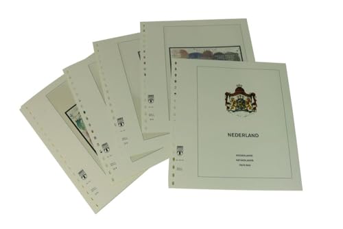 Feuilles pré-imprimées pour timbres Pays Bas LINDNER album 2018-2021