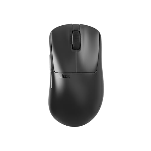 Image of Pulsar Gaming Gears Xlite v4 Wireless Gaming Mouse, Ultra Lightweight 1.9 oz (54g), Ergonomic, Optical Switch, 32000 DPI, 750 IPS, XS-1 Sensor, 8k Compatible (Mini, Black)