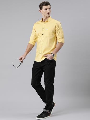 Image of Majestic Man Men Classic Slim Fit Pure Cotton Casual Shirt