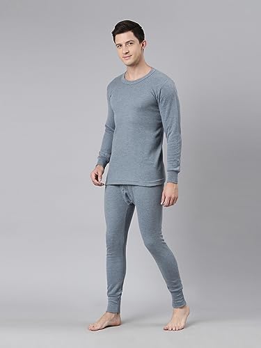 Rupa Thermocot Męskie spodnie podstawowe, regularna, jednokolorowa (Agni R-N F-S-spodnie SET-OE-75_Blue_XS), NIEBIESKI, XS