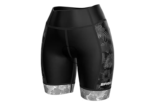 Sparx Women’s Triathlon Bike Shorts 6.5” Grey Forest M