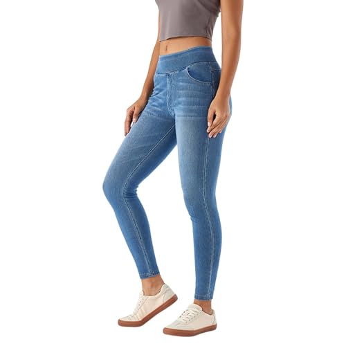 Pantalon de sport taille haute fini le jean rigide inconfortable