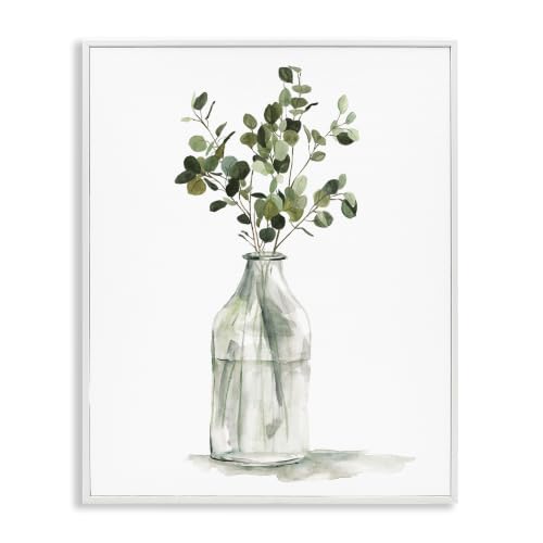 Botanical Eucalyptus Cottage, 11 x 14 Inch Framed Giclée Print