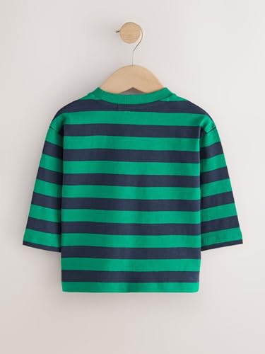 NEXT Jungen Langarm-Shirts, 5er-Pack Multi Bright Animals 92-98