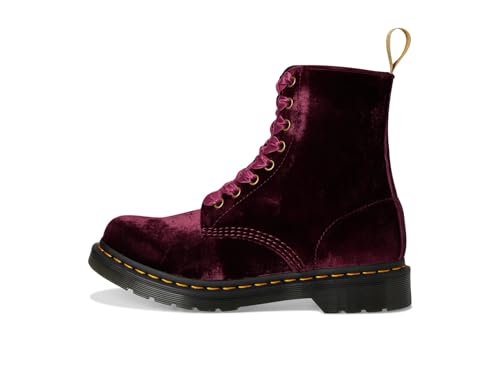Dr. Martens Women's Vegan 1460 Pascal Velvet 8 Eye Boot Fashion4