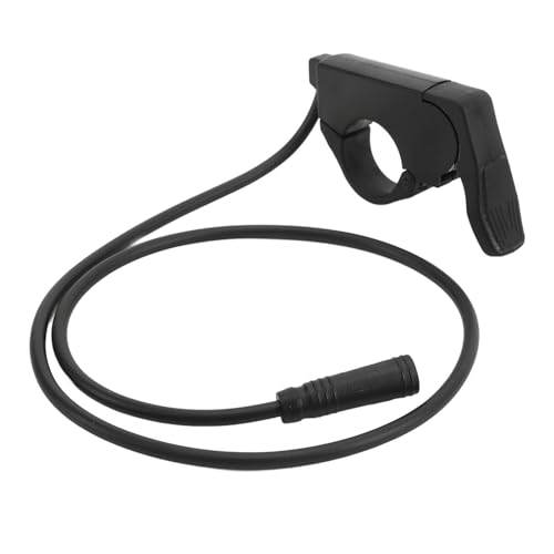 Hapivida Acelerador de Pulgar para Bicicletas eléctricas, Acelerador de Bicicletas motorizadas 140X con Conector de 3 Pines Control de Velocidad de Mano Izquierda Derecha para Manillar de