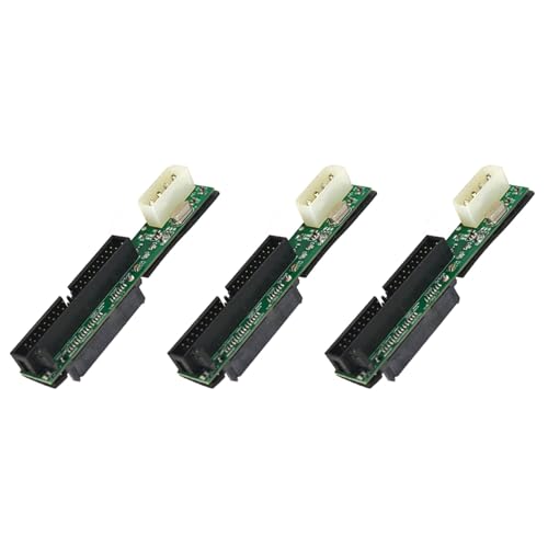 Eieenotee 3X to IDE Adapter Converter 2.5 Female to 3.5 Inch IDE Male 40 Pin Port 1.5Gbs Support 133 100 HDD CD DVD