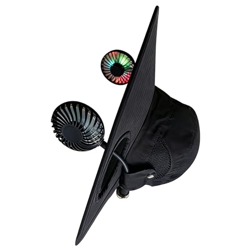 Chapeau de soleil léger avec ventilateur intégré et batterie rechargeable 2000 mAh