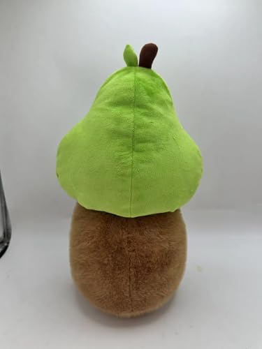 Image of Capybara Plush, Cute Capybara Plush Toy Wear Removable Avocado Hat, Kawaii Soft Capybara Plushie Pillow, 14 inch Capybara Stuffed Animal Hugging Plushy Gifts for Kids Adults (Medium)