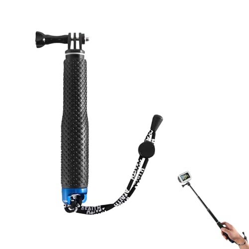 49 CM Perche Telescopique Caméra Sport, Perche Étanche Télescopique de 19 Pouces, Selfie Stick Compatible avec Hero 12/1110/9/8/7 Caméras d'action, pour...
