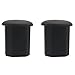 OZXNO 2 Pcs Lacrosse Butt End Cap Plastic Lacrosse Sticks End Cover Black Hockey Stick Supplies