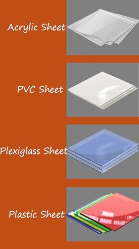 Cortador de folhas de acrílico profissional com lâminas resistentes ao desgaste de aço SK-5, 10 peça