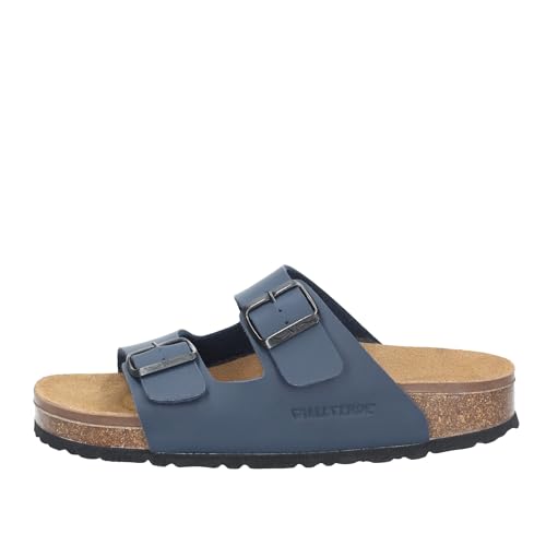 Sandalias Valleverde VH39900 de eco-piel azul para hombre