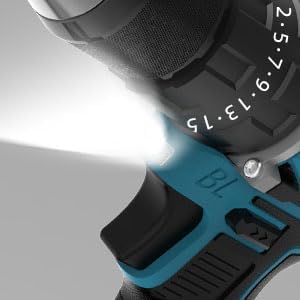 Taladro Inalámbrico MZG 21V con 2 Baterías y 29 Accesorios miniatura 8