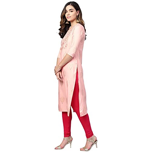 Image of anubhutee Women's Viscose Rayon Straight Kurta