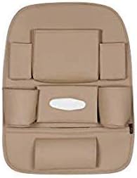 Semaphore 3D Car Auto Seat Back Multi Pocket Storage Bag Organizer Holder Hanger Accessory (Beige) Compatible with Mini Cooper Convertible