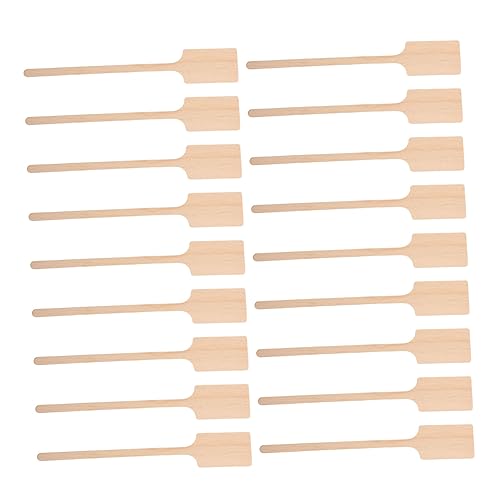 KICHOUSE Set of 10 Wooden Stir Sticks Beverage Rods for Coffee Tea for Daily Use