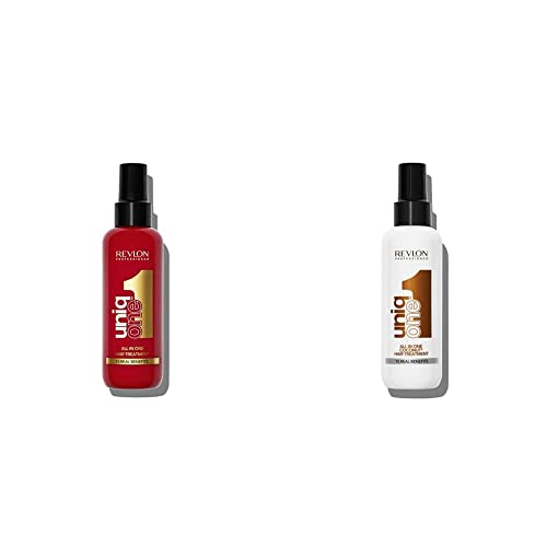 Revlon Professional UniqOne Duo : Masque en Spray Sans Rinçage (2 x 150ml) Parfums Classique & Coconut
