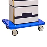 Carrito de piel extensible resistente con ruedas, capacidad de 220 libras, portátil, para viajes, camping y uso en almacén