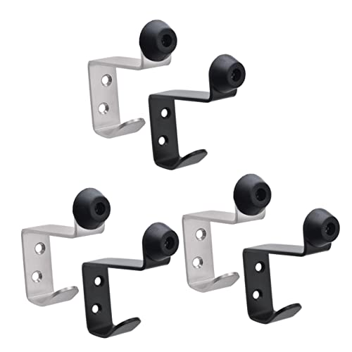 TEHAUX Colgador Anticolisión De 6 Uds Gancho De Pared Tope De Puerta Absorbente Montado En Parachoques Para Tope De Golpe Cover