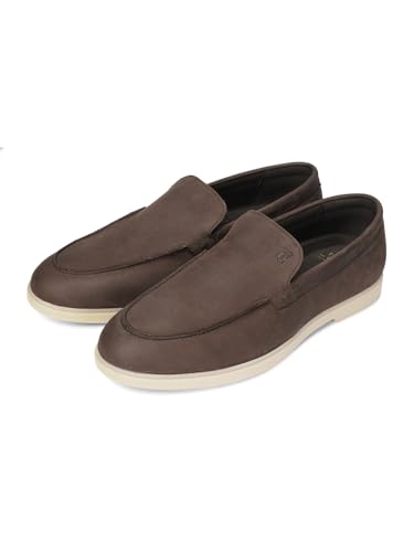 Image of Thomas Crick Men's Casual Summer Loafers - Premium Leather | Anti-Skid Sole | All-Day Comfort