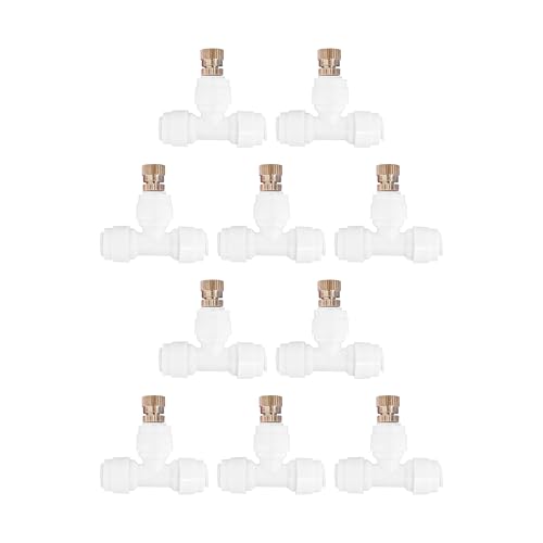 Image of SKADIOO Fogger Kit with 10 Nozzles for Dairy Farms, Restaurants, Cafes, and Outdoor Spaces - High-Pressure Misting System for Cooling, Humidity Control, and Dust Suppression